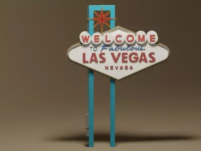 Welcome to Fabulous Las Vegas Sign 3D model