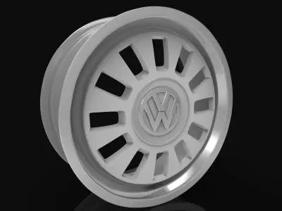 Volkswagen Classic Up Wheel Free 3D model