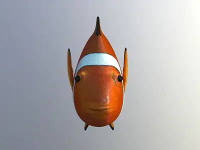 Clownfish High Detailed  3D model