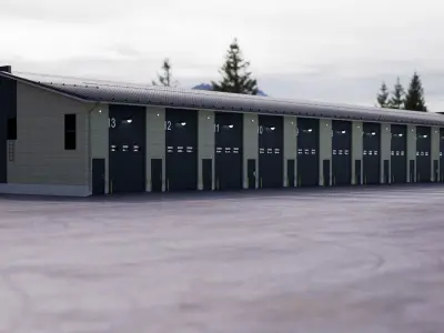 Warehouse Exterior 3D model 3D model