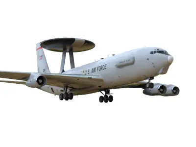 Boeing E-3 Sentry AWACS 3D model