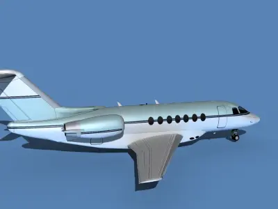 Hawker Siddley 4000 V02 3D model