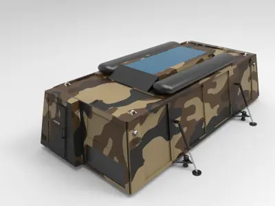 military portable basecamp 3D model
