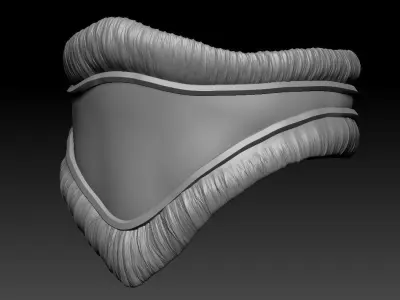 High-poly model Belt 3D model