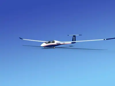 Duo Discus Sailplane 3D model