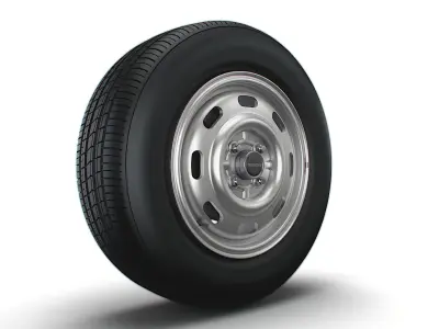 Mazda Miata wheel 3D model