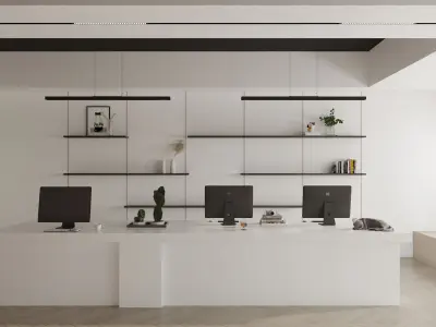  Office interior scene 27 3D model