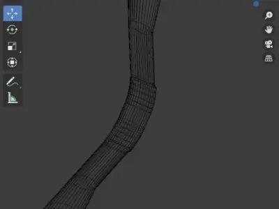 Sickle low poly axe Low-poly 3D model