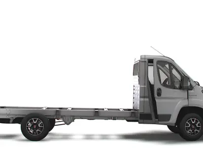 Fiat Ducato Chassis SCab 4035WBXL 2023 3D model