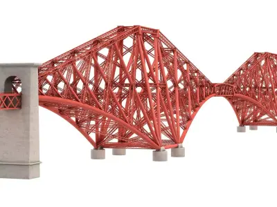 Forth Bridge 3D model