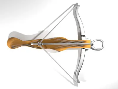 Crossbow - Medieval Type 2 3D model