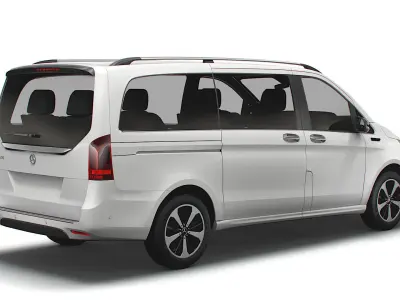 Mercedes Benz Tourer EQV 2021 3D model