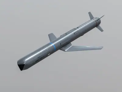  AGM-84H-K SLAM-ER Low-poly 3D model