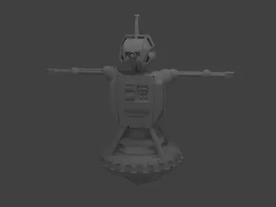 Robot with uv 3D model