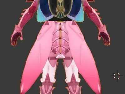 Pubg General Beetle and Insect Queen Low-poly 3D model