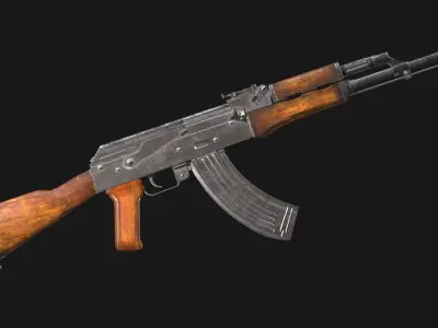  Military Weapons and RTactical Gear 3D Models Pack Low-poly 3D model