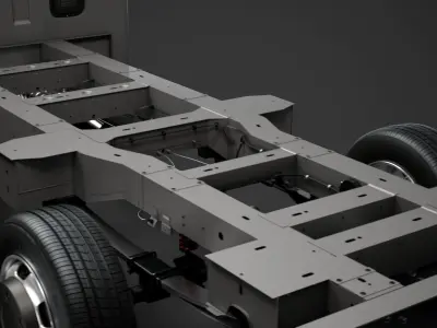 Renault Master SingleCab SW E30 Chassis 2010 3D model