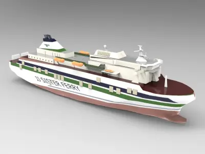 JJ Sister Ferry 3D model