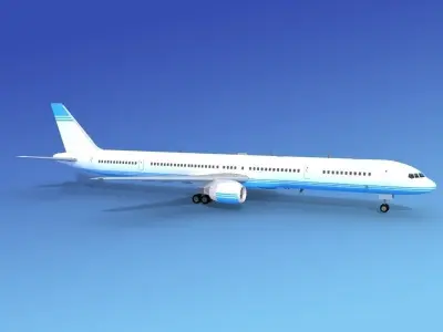 Boeing 757-300 Corporate 2 3D model