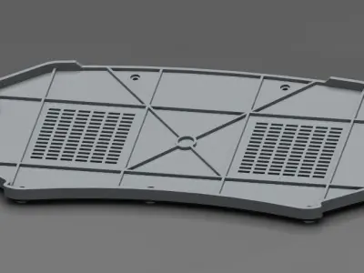 Bottom Cover of Agriculture Sprayer Pump Free 3D model