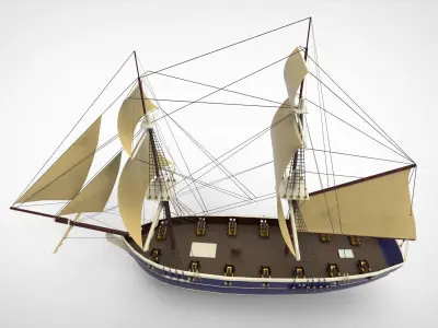 Historical Ships 3D model