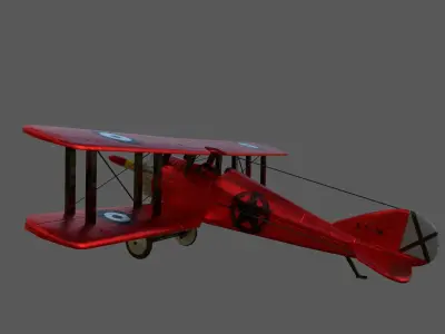 E1 Plane 3D model