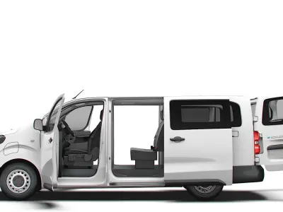 Fiat e Scudo CombiVan L3 HQ Interior 2024 3D model