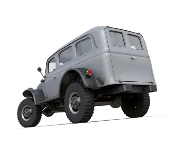 Dodge Power Wagon Carryall 1942 3D model