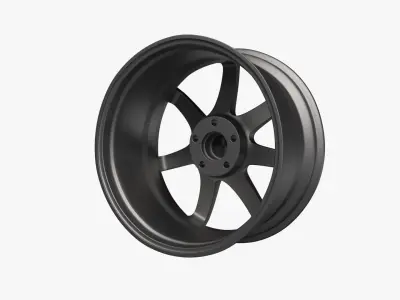 Enkei PF07 Wheel Rim 3D model