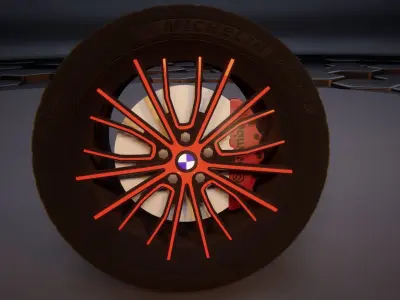 Car tire Free 3D model