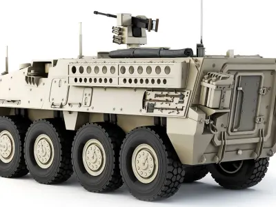 M1126 Stryker 2002 3D model