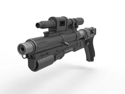 Blaster A-180 from Star Wars 3D model