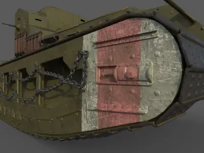 Mk  A Whippet 3D model