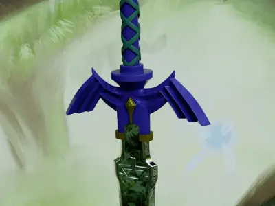 Links Master Sword Low-poly 3D model
