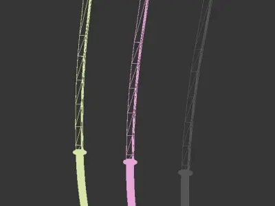 Katana Sword COLLECTION Low-poly 3D model