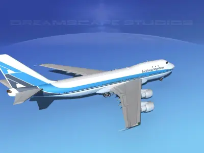 Boeing 747-100 Aerolineas Argentinas 3D model