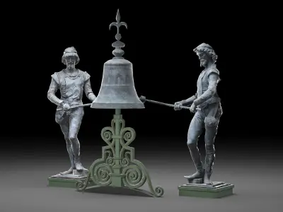 Mikez and Jakez Low-poly 3D model