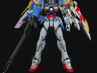 Wing Gundam EW 3D model