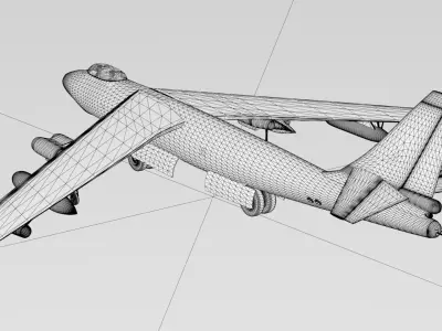 B-47E Stratojet 3D model