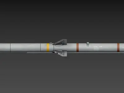 AIM-120C AMRAAM 3D model