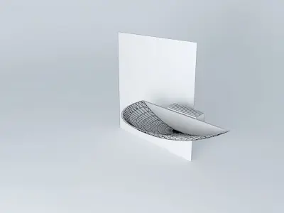 THORN Gino Wall Uplight Half-shade Free 3D model