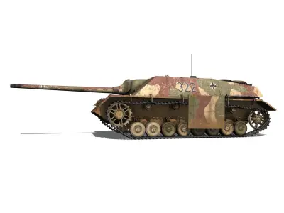 Jagdpanzer IV - L70V - 322 - Late Production 3D model