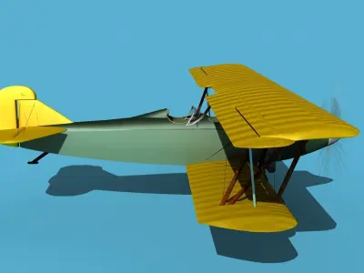 Travelair 2000 V03 3D model