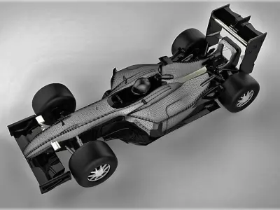 Formula 1 2017 Free low-poly 3D model