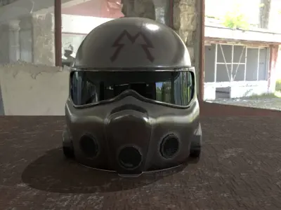 Metro 2033 Sparta helm 3D model
