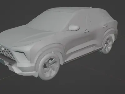 Mitsubishi Xforce 2022 3D Model 3D model