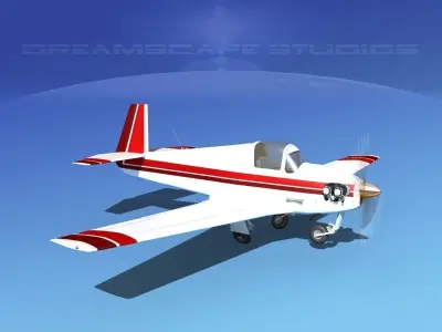 Mooney M-18 Mite V12 3D model