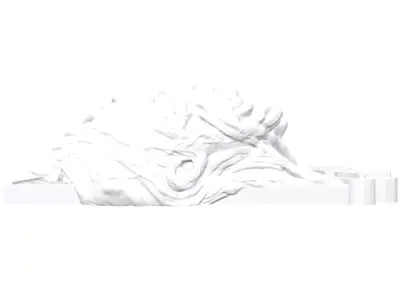THE THING Split Face 3D model