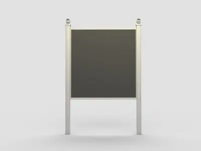 Outdoor Commercial Sign 3D model