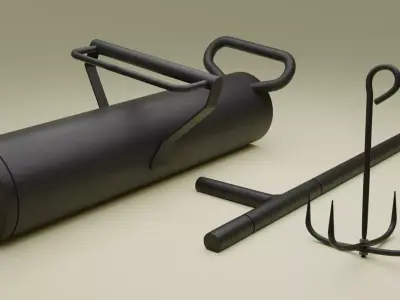 Tactical Battering ram Free 3D model